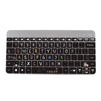 羅技Logitech MK240 K240 MK245 Nano臺式機無線鍵盤保護貼膜配件凹凸罩子全覆蓋防護墊防水防塵罩套