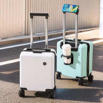 14寸行李箱春秋航空迷你登機箱輕小型女男拉桿密碼旅行箱20x30x40