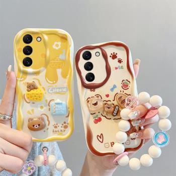 適用三星S21手機殼S21FE防摔S21Ultra保護套S23矽膠S23plus軟s23 ultra創意S22 Plus/Ultra卡通可愛潮女新款