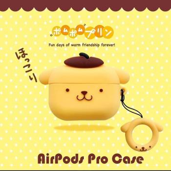 3件19.9元任選布丁狗airpods Pro3保護套矽膠1/2/3代蘋果無線藍牙耳機殼套ins女