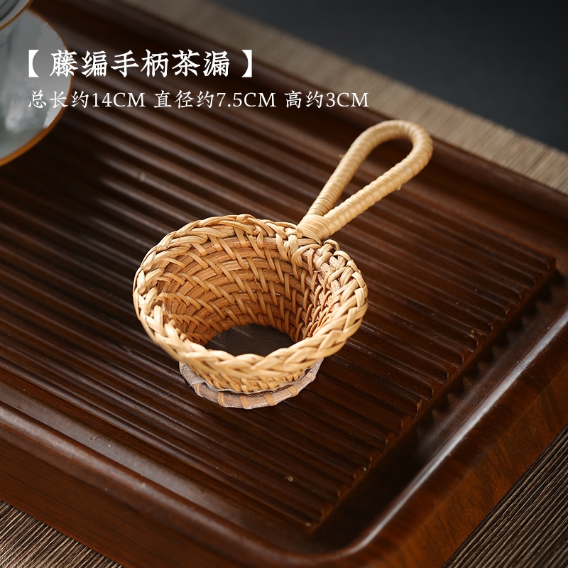 中式竹根手工蓋碗蓋托茶托茶具竹蓋置茶蓋蓋置茶寵茶具配件六君子|竹編