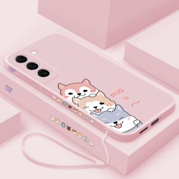 三星保護套液態矽膠高階感手機殼