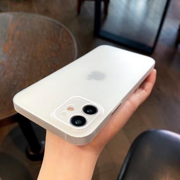 透明適用蘋果16pro手機殼女款iphone11Pro男Max鏡頭mini全包x/xsmax/xr創意8plus超薄磨砂7p/se2防摔6sp硬殼