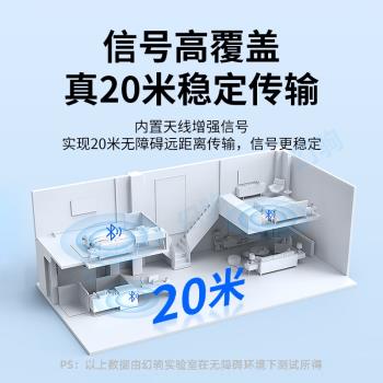 藍牙適配器5.4臺式電腦usb模組筆記本外接無線耳機鼠標音響接收器