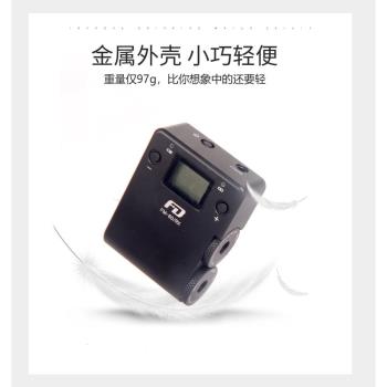 飛度FM60迷你專業收音無線麥克風單反領夾話筒採訪小蜜蜂胸麥