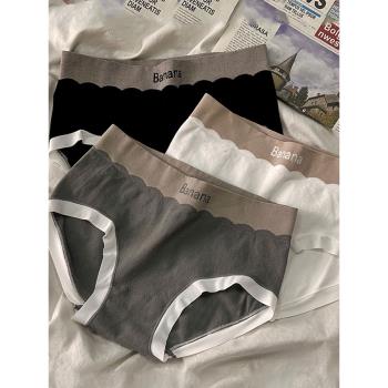 新款內褲女士純棉抗菌襠中腰提臀透氣少女學生ins運動風三角短褲