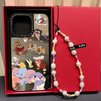 CASE迪士尼瑪麗貓邦尼兔小飛象集合適用iphone16手機殼15promax蘋果14pro鏡面磁吸13/12日系卡通11可愛plus