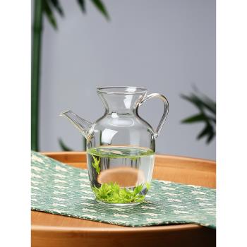 仿宋高硼矽耐熱玻璃茶壺小號綠茶花茶壺執壺公道杯泡茶帶濾網