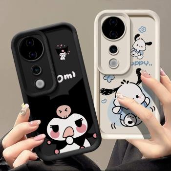 適用Vivo V40 5G海外版手機殼V40Pro 5G防摔國際版矽膠軟全包邊保護套個性創意卡通男女情侶新款