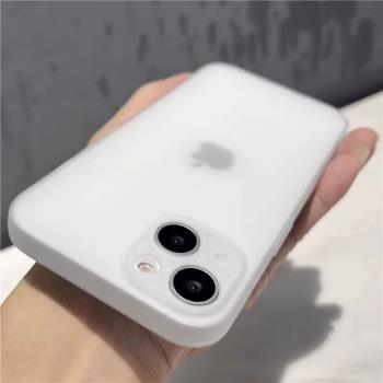 蘋果13直邊手機殼12/14全包xsmax磨砂iPhone11pro保護套7防摔軟8p矽膠15pro軟套11帶鏡頭膜15簡約半透明xr