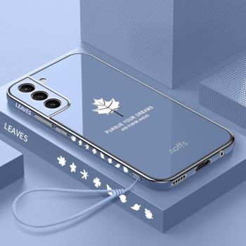 適用三星S21fe手機殼S21ef保護矽膠套5G鏡頭全包防摔SM一G9900直邊軟殼galaxy超薄外殼s215g男女潮牌網紅簡約