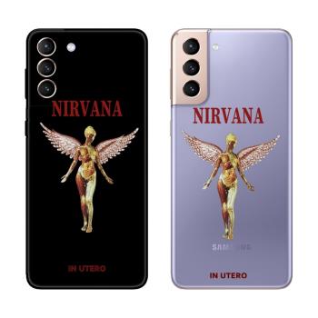 NIRVANA涅槃樂隊科特柯本適用三星S21/21+/21ultra/20/20+手機殼