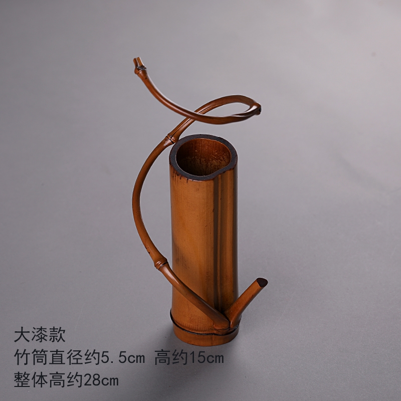 日本花器花入花道插花茶道零配花筒竹子纏繞山山竹木|茶道/零配|ETMall