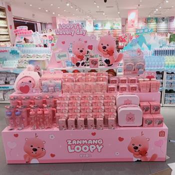 名創優品露比loopy迷你鬥櫃眼罩方形零錢包電視機小夜燈行李箱