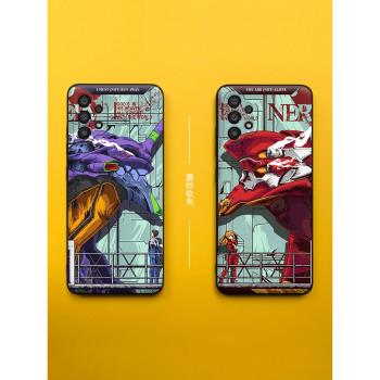 適用三星a54手機殼綾波麗Galaxya42保護套明日香a34碇真嗣a33/a32/a24二次元動漫a23/a22磨砂矽膠EVA福音戰士