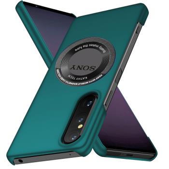適用SONY XPERIA1 V引磁吸手機殼xperia1 iv magsafe無線充電手機套透明X1 III磨砂膚感超薄硬殼XZ4車載散熱