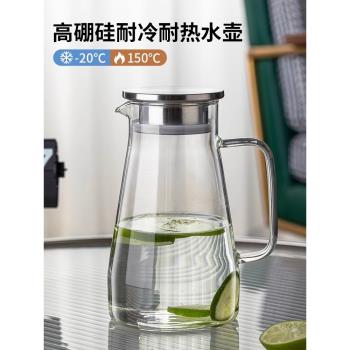 玻璃茶壺泡茶家用客廳扎壺2025新款大容量冷泡壺耐高溫泡茶專用壺