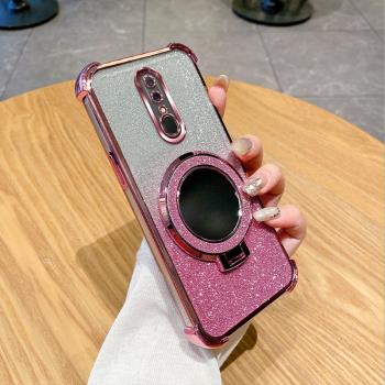 盛洛適用oppoA9手機殼oppo A9x保護A9矽膠套PCAM10全包防摔opa軟殼opooa鏡子支架oppa女款opopa新年0pp0oppoa