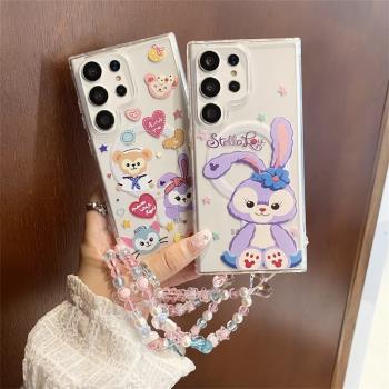 可愛卡通星黛露適用三星S25Ultra手機殼S24Ultra磁吸保護套S23Ultra透明防摔殼S22Ultra亞克力全包創意個性女