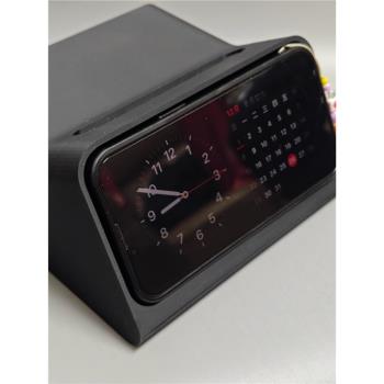 iPhone standby dock待機底座3D列印蘋果支架magsafe桌面無線充電