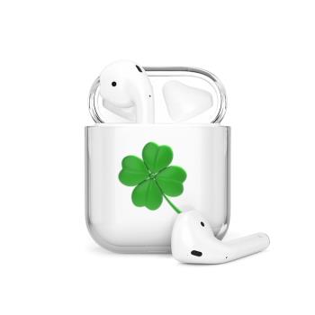 海浪公園【拍三免一】幸運四葉草適用蘋果無線藍牙耳機airpods pro保護套2代殼airpods3保護殼耳機殼