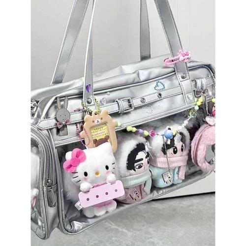 2025新款夏季日系制服痛包單肩追星大食量學生日常休閑斜跨包