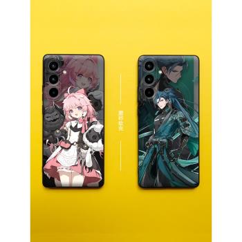 適用於三星a55手機殼鳴潮Galaxya35保護套a25今汐漂泊者a15防摔a53動漫a51/a52二次元m54長離m53磨砂m33矽膠8