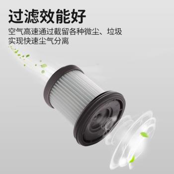適配小狗無線吸塵器配件T11 Pro Rinse除蟎吸塵機濾芯海帕過濾網