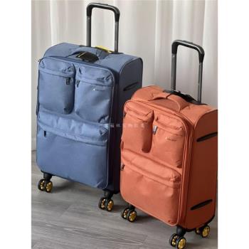 出口牛津布20寸登機行李箱可擴充套件密碼鎖24旅行28大容量拉桿箱男女