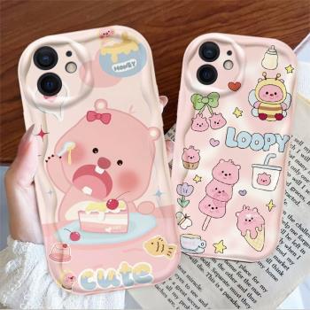 可愛露比適用於蘋果11手機殼iPhone11Pro粉色11Promax卡通海貍女款閨蜜款矽膠軟殼手簡約全包新款小眾機殼