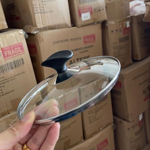 16cm18cm20透明鋼化玻璃鍋蓋家用24cm炒鍋湯鍋蓋子配件通用耐高溫