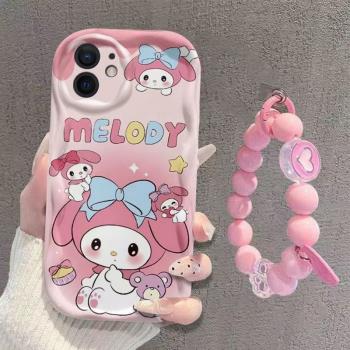 美樂蒂適用於蘋果11手機殼iPhone11Pro可愛女款11Promax卡通防摔簡約保護小眾少女學生矽膠軟殼超好看手機殼
