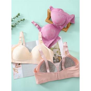夏收副乳胖媽媽中年無鋼圈內衣