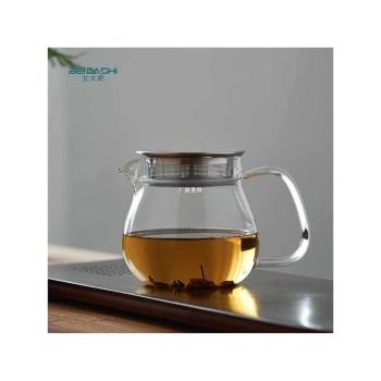 北大史玻璃茶壺家用耐高溫過濾小號茶壺玻璃泡茶器簡易茶具泡茶壺