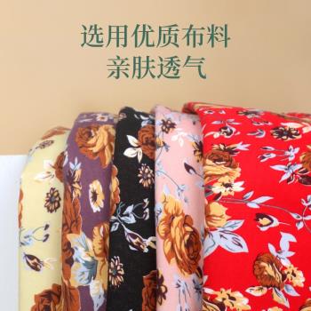 工廠批發大碼無鋼圈前扣中老年媽媽內衣女士印花軟棉背心式文胸
