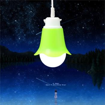 心飛翔 usb燈led節能燈野營強光移動電源充電寶5v燈泡5w USB夜燈