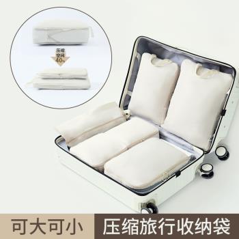 衣服收納袋家用羽絨服真空壓縮袋旅行出差行李箱分裝打包整理袋