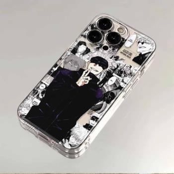 五條悟適用OPPOA9x手機殼oppo透明a57乙骨a8咒術回戰a11x夏油傑A93S 92S矽膠a55 72軟32 31軟7X A96防摔動漫