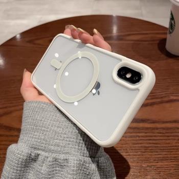 適用蘋果x手機殼iphone xr磁吸xsmax保護套13蘋果16/15全包14pro防摔8plus無線充電xs高階感7/8超薄se3代硬殼