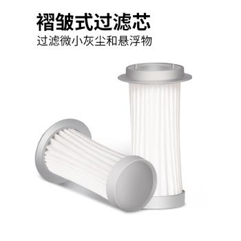 適用於德爾瑪無線吸塵器VC90 pro配件過濾芯棉水洗替換D20濾網