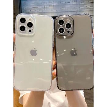 透明適用iphone13蘋果12手機殼14promax男女11全包xsmax防摔7/8p軟矽膠15promax保護套