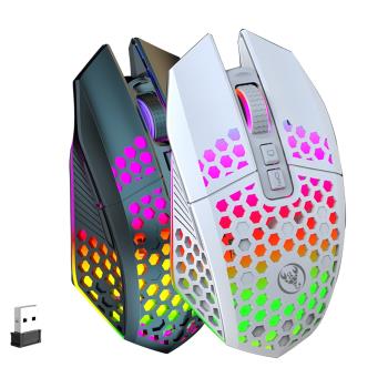 Wireless Silent LED Backlit USB Gaming Mouse可充電無線滑鼠