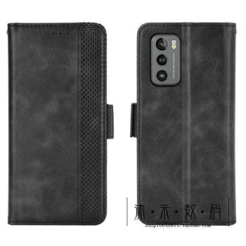 適用於LG Wing 5G手機皮套磁吸扣翻蓋式保護殼插卡錢包款矽膠防摔