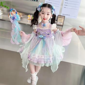 洛麗塔女童公主裙派對新款周歲寶寶洋裝禮服蓬蓬裙兒童連衣裙六一