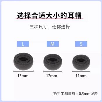 適用紅米RedmiBuds6pro藍牙耳機記憶海綿耳塞耳帽remidbuds6青春版無線耳機套紅米buds6耳塞套替換配件