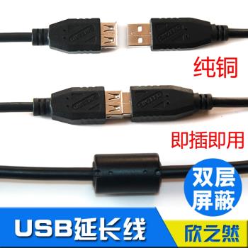USB延長線 適用於小米雷鳥創維海信TCL三星索尼酷開電視接U優盤線