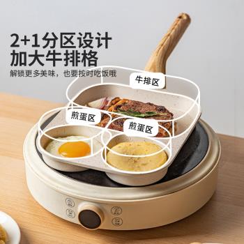 摩登主婦三合一早餐雞蛋漢堡煎鍋