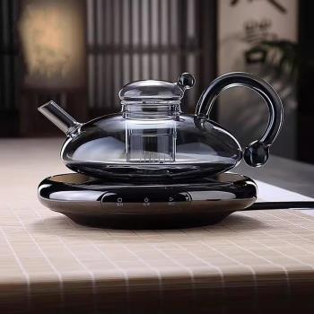 日本進口MUJIE耐熱咖啡壺家用玻璃茶壺手工茶具電陶爐煮茶泡茶壺