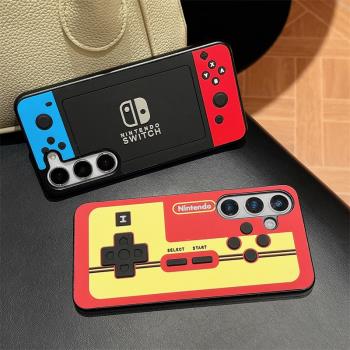 任天堂模擬遊戲機適用三星s25ultra手機殼s24ultra保護套立體浮雕s23ultra防摔殼三星s22ultra創意個性男女