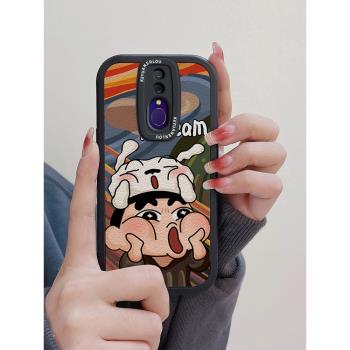 吶喊小新適用oppoa9手機殼新款a11x創意a8可愛a7x矽膠a11s鏡頭全包OPPO軟套a9x高階a5防摔a5s情侶女網紅外殼